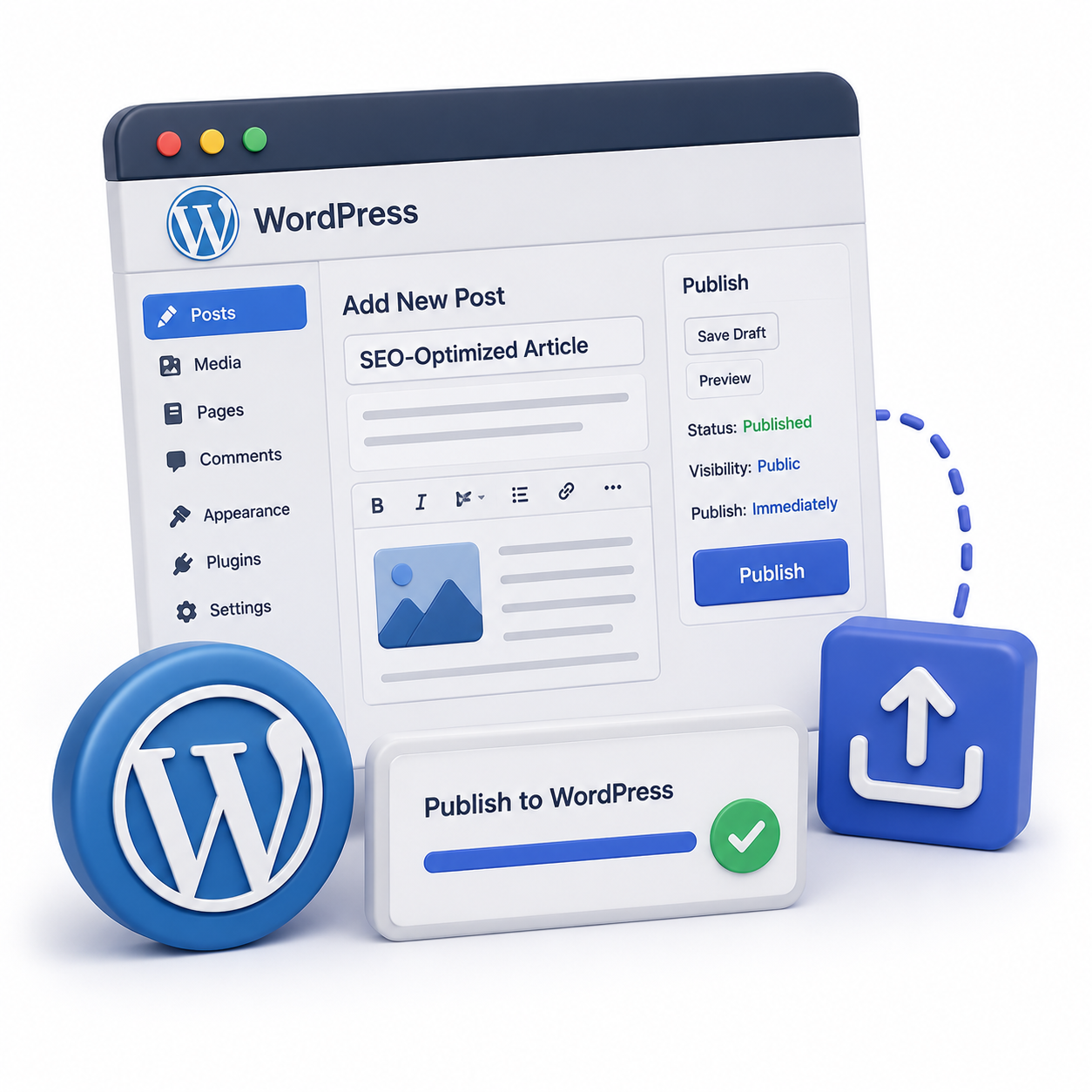 Native WordPress Publishing